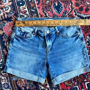 Mavi Light Blue Jean Shorts for Women